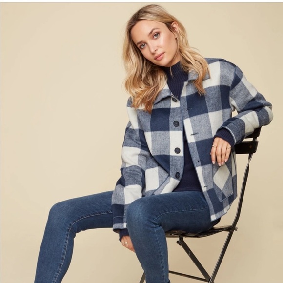 Charlie b collections reversible fall plaid button up coat - Picture 2 of 9